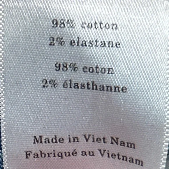 Everlane The Way High Jean Light Wash Distressed Raw Hem Size 28 - Picture 12 of 12